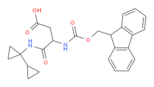 3-[(1-cyclopropylcyclopropyl)carbamoyl]-3-({[(9H-fluoren-9-yl)methoxy]carbonyl}amino)propanoic acid