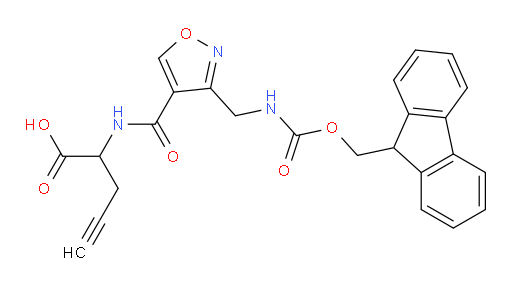 2-({3-[({[(9H-fluoren-9-yl)methoxy]carbonyl}amino)methyl]-1,2-oxazol-4-yl}formamido)pent-4-ynoic acid