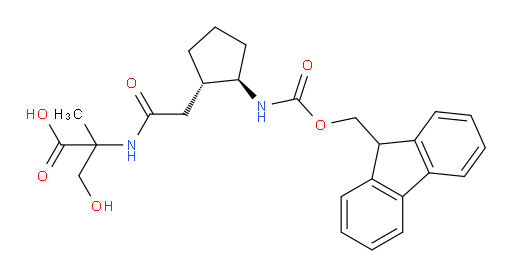 rac-2-{2-[(1R,2S)-2-({[(9H-fluoren-9-yl)methoxy]carbonyl}amino)cyclopentyl]acetamido}-3-hydroxy-2-methylpropanoic acid