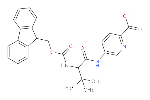 5-[2-({[(9H-fluoren-9-yl)methoxy]carbonyl}amino)-3,3-dimethylbutanamido]pyridine-2-carboxylic acid