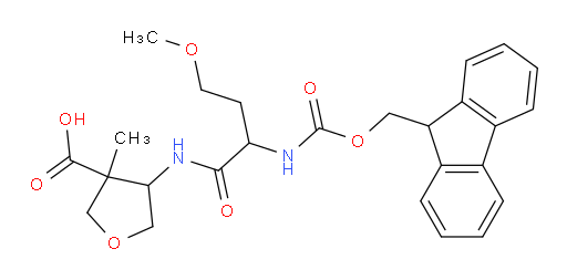 4-[2-({[(9H-fluoren-9-yl)methoxy]carbonyl}amino)-4-methoxybutanamido]-3-methyloxolane-3-carboxylic acid