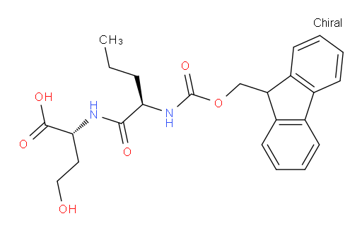 (2R)-2-[(2R)-2-({[(9H-fluoren-9-yl)methoxy]carbonyl}amino)pentanamido]-4-hydroxybutanoic acid
