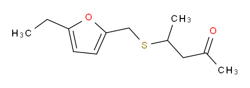 4-{[(5-ethylfuran-2-yl)methyl]sulfanyl}pentan-2-one
