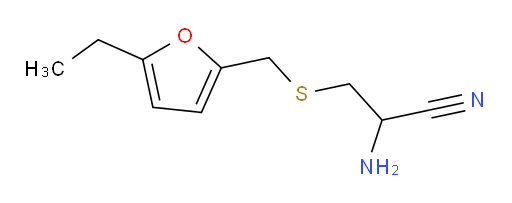 2-amino-3-{[(5-ethylfuran-2-yl)methyl]sulfanyl}propanenitrile