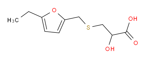 3-{[(5-ethylfuran-2-yl)methyl]sulfanyl}-2-hydroxypropanoic acid