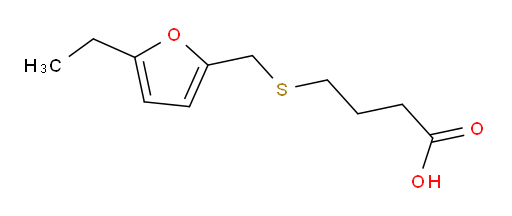 4-{[(5-ethylfuran-2-yl)methyl]sulfanyl}butanoic acid