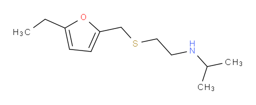 (2-{[(5-ethylfuran-2-yl)methyl]sulfanyl}ethyl)(propan-2-yl)amine