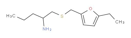 1-{[(5-ethylfuran-2-yl)methyl]sulfanyl}pentan-2-amine