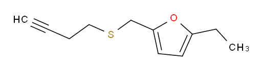 2-[(but-3-yn-1-ylsulfanyl)methyl]-5-ethylfuran