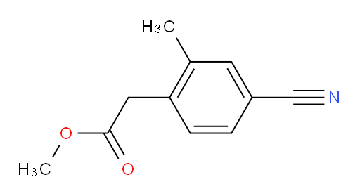 methyl 2-(4-cyano-2-methylphenyl)acetate