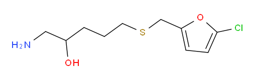 1-amino-5-{[(5-chlorofuran-2-yl)methyl]sulfanyl}pentan-2-ol