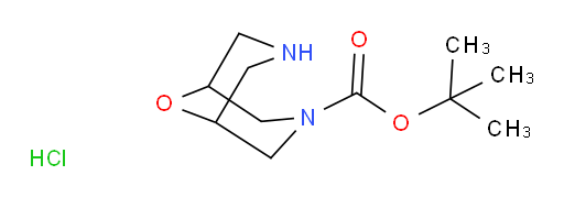 tert-butyl 9-oxa-3,7-diazabicyclo[3.3.1]nonane-3-carboxylate hydrochloride
