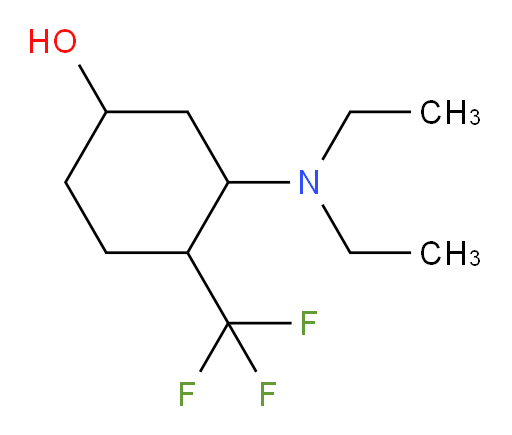 3-(diethylamino)-4-(trifluoromethyl)cyclohexan-1-ol