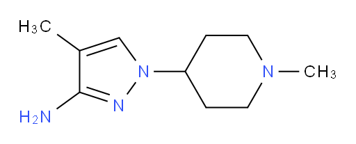 4-methyl-1-(1-methylpiperidin-4-yl)-1H-pyrazol-3-amine