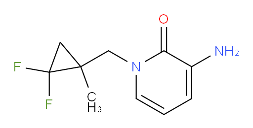 3-amino-1-[(2,2-difluoro-1-methylcyclopropyl)methyl]-1,2-dihydropyridin-2-one