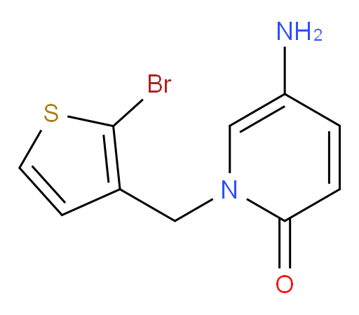 5-amino-1-[(2-bromothiophen-3-yl)methyl]-1,2-dihydropyridin-2-one