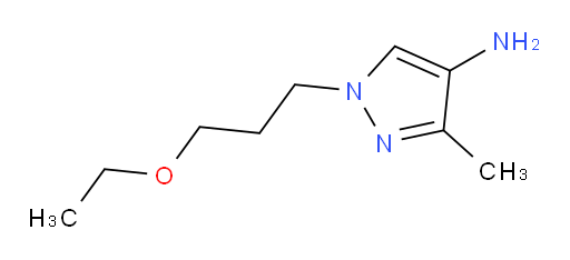 1-(3-ethoxypropyl)-3-methyl-1H-pyrazol-4-amine