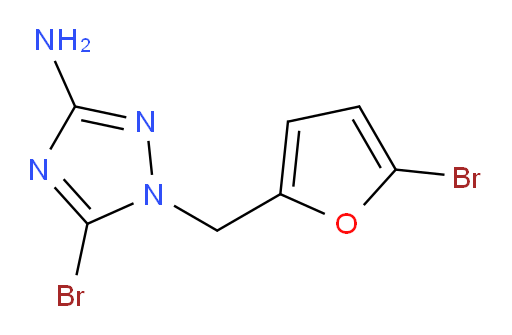5-bromo-1-[(5-bromofuran-2-yl)methyl]-1H-1,2,4-triazol-3-amine