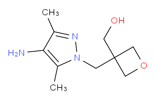 {3-[(4-amino-3,5-dimethyl-1H-pyrazol-1-yl)methyl]oxetan-3-yl}methanol