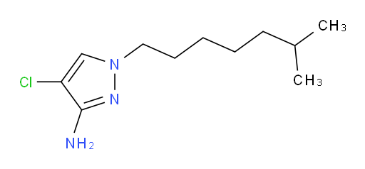 4-chloro-1-(6-methylheptyl)-1H-pyrazol-3-amine