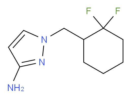 1-[(2,2-difluorocyclohexyl)methyl]-1H-pyrazol-3-amine