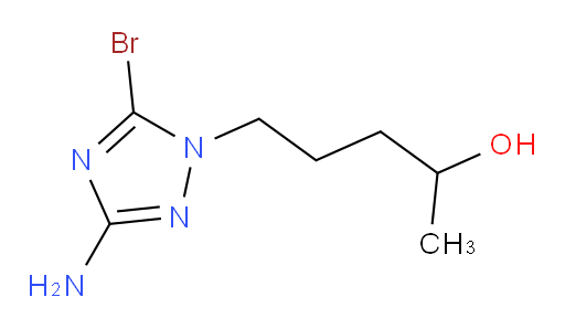 5-(3-amino-5-bromo-1H-1,2,4-triazol-1-yl)pentan-2-ol