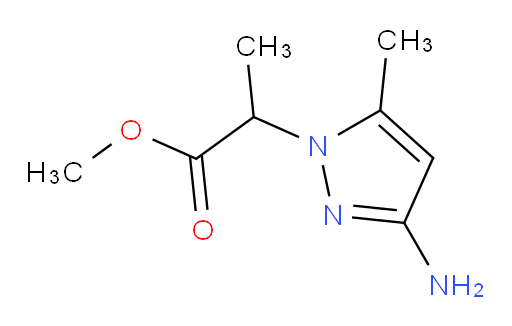 methyl 2-(3-amino-5-methyl-1H-pyrazol-1-yl)propanoate