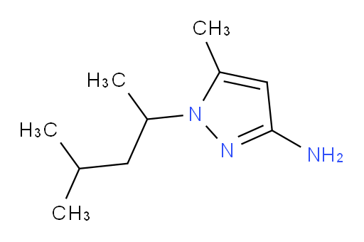 5-methyl-1-(4-methylpentan-2-yl)-1H-pyrazol-3-amine