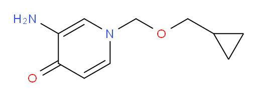 3-amino-1-[(cyclopropylmethoxy)methyl]-1,4-dihydropyridin-4-one