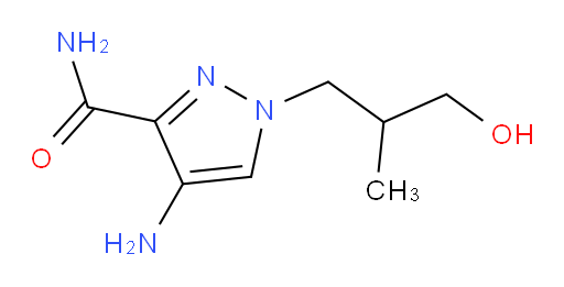 4-amino-1-(3-hydroxy-2-methylpropyl)-1H-pyrazole-3-carboxamide