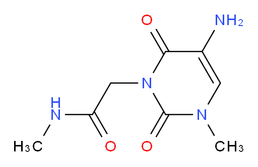 2-(5-amino-3-methyl-2,6-dioxo-1,2,3,6-tetrahydropyrimidin-1-yl)-N-methylacetamide