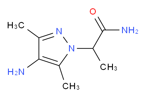 2-(4-amino-3,5-dimethyl-1H-pyrazol-1-yl)propanamide