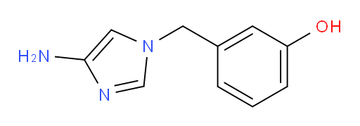 3-[(4-amino-1H-imidazol-1-yl)methyl]phenol