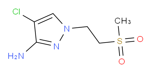 4-chloro-1-(2-methanesulfonylethyl)-1H-pyrazol-3-amine