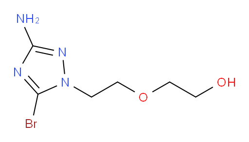 2-[2-(3-amino-5-bromo-1H-1,2,4-triazol-1-yl)ethoxy]ethan-1-ol