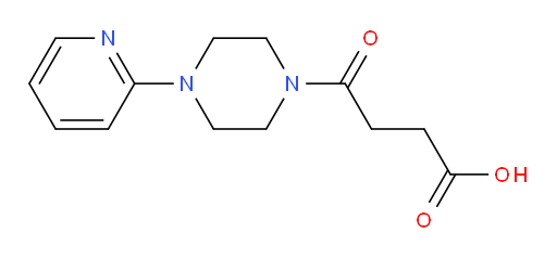 4-oxo-4-[4-(pyridin-2-yl)piperazin-1-yl]butanoic acid