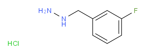 [(3-fluorophenyl)methyl]hydrazine hydrochloride