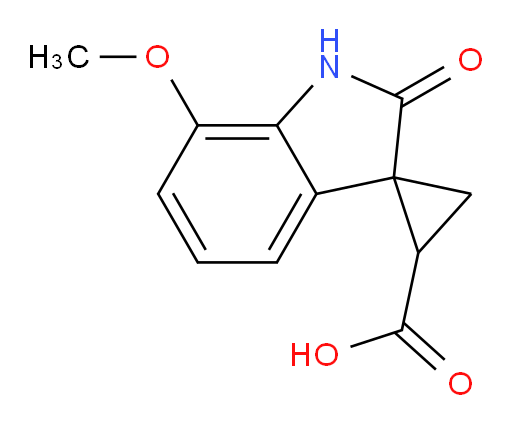 7'-methoxy-2'-oxo-1',2'-dihydrospiro[cyclopropane-1,3'-indole]-2-carboxylic acid