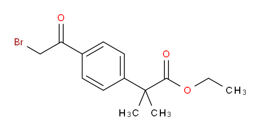 ethyl 2-(4-(2-bromoacetyl)phenyl)-2-methylpropanoate