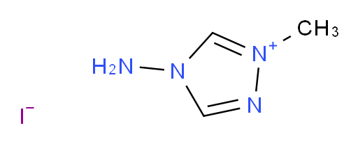 4-amino-1-methyl-4H-1,2,4-triazol-1-ium iodide