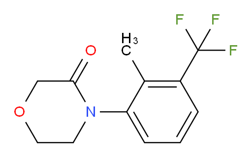 4-[2-methyl-3-(trifluoromethyl)phenyl]morpholin-3-one