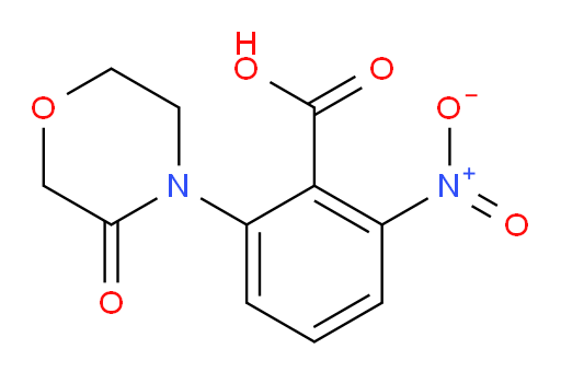 2-nitro-6-(3-oxomorpholin-4-yl)benzoic acid