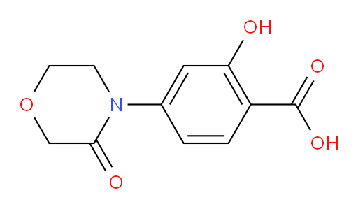 2-hydroxy-4-(3-oxomorpholin-4-yl)benzoic acid