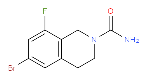 6-bromo-8-fluoro-3,4-dihydroisoquinoline-2(1H)-carboxamide