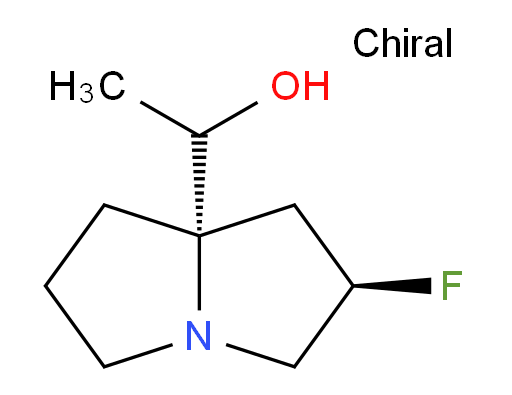 1-((2R,7aS)-2-fluorohexahydro-1H-pyrrolizin-7a-yl)ethanol