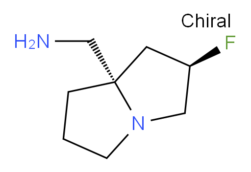 ((2R,7aS)-rel-2-fluorohexahydro-1H-pyrrolizin-7a-yl)methanamine