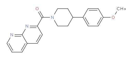 (4-(4-methoxyphenyl)piperidin-1-yl)(1,8-naphthyridin-2-yl)methanone