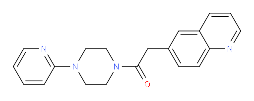 1-(4-(pyridin-2-yl)piperazin-1-yl)-2-(quinolin-6-yl)ethanone