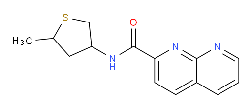 N-(5-methyltetrahydrothiophen-3-yl)-1,8-naphthyridine-2-carboxamide