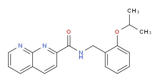 N-(2-isopropoxybenzyl)-1,8-naphthyridine-2-carboxamide